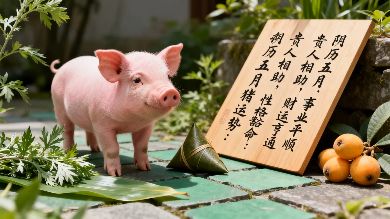 阴历五月份的猪运势如何,农历五月出生的猪命好不好 阴历五月份的猪运势如何,农历五月出生的猪命好不好