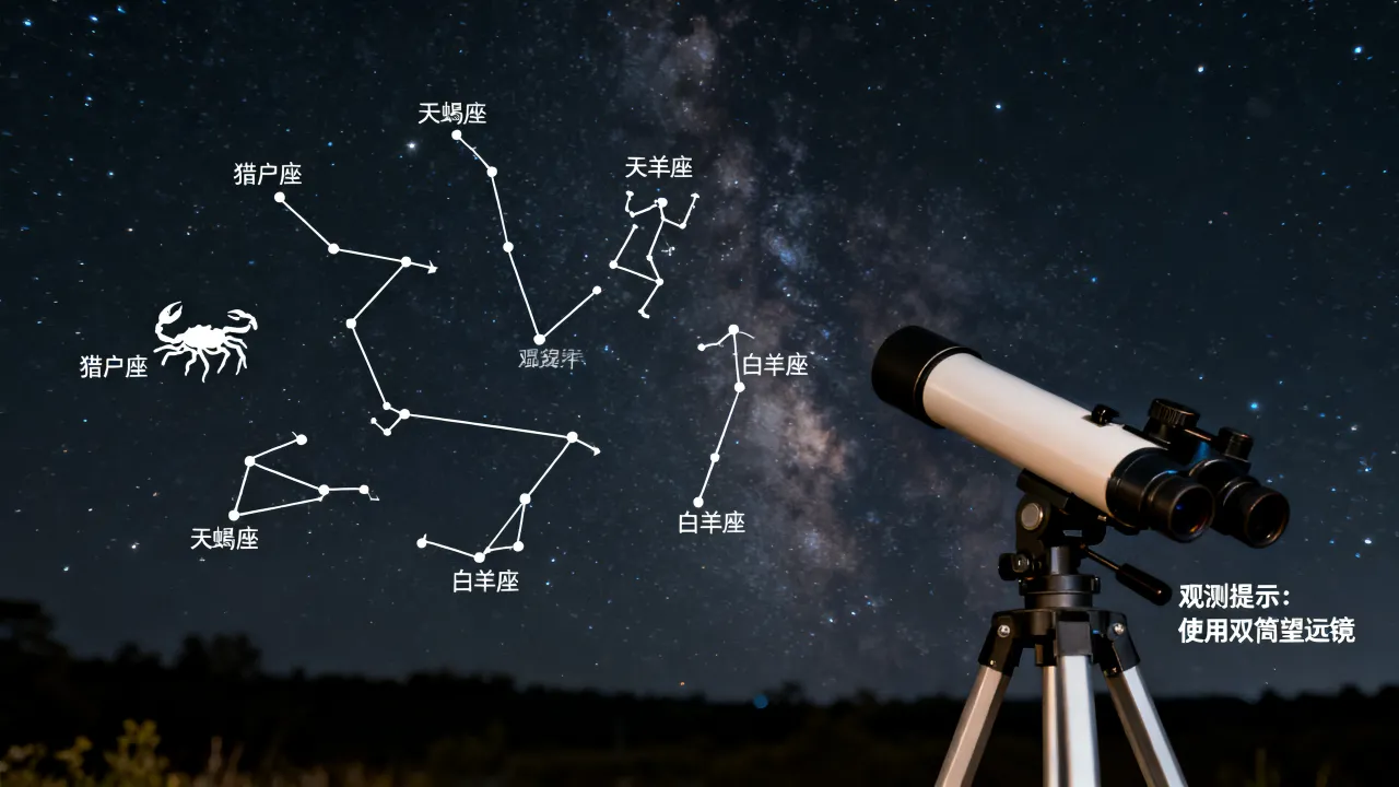 夜空十二星座是什么,十二星座怎么观测和辨别? 夜空十二星座是什么,十二星座怎么观测和辨别?