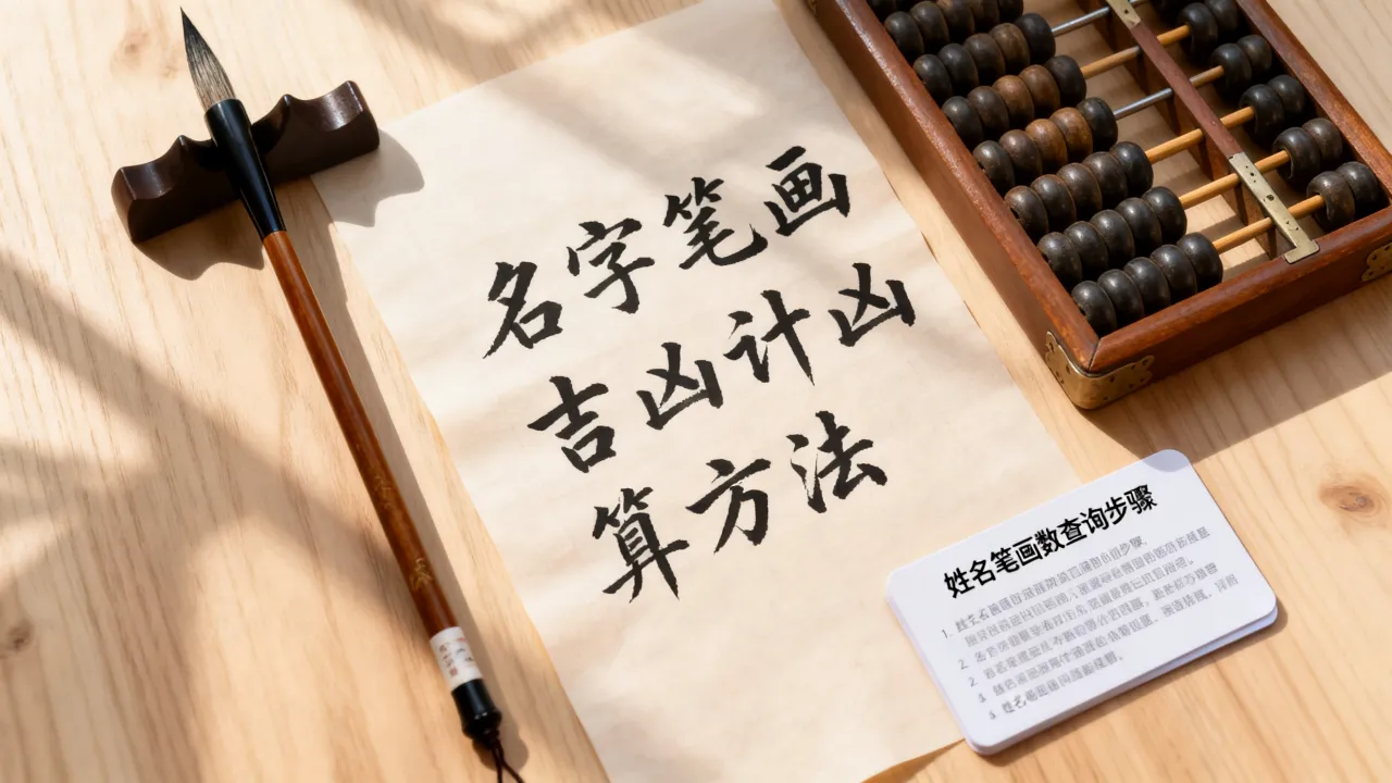 名字笔画吉凶怎么算，姓名笔画数吉凶怎么查询