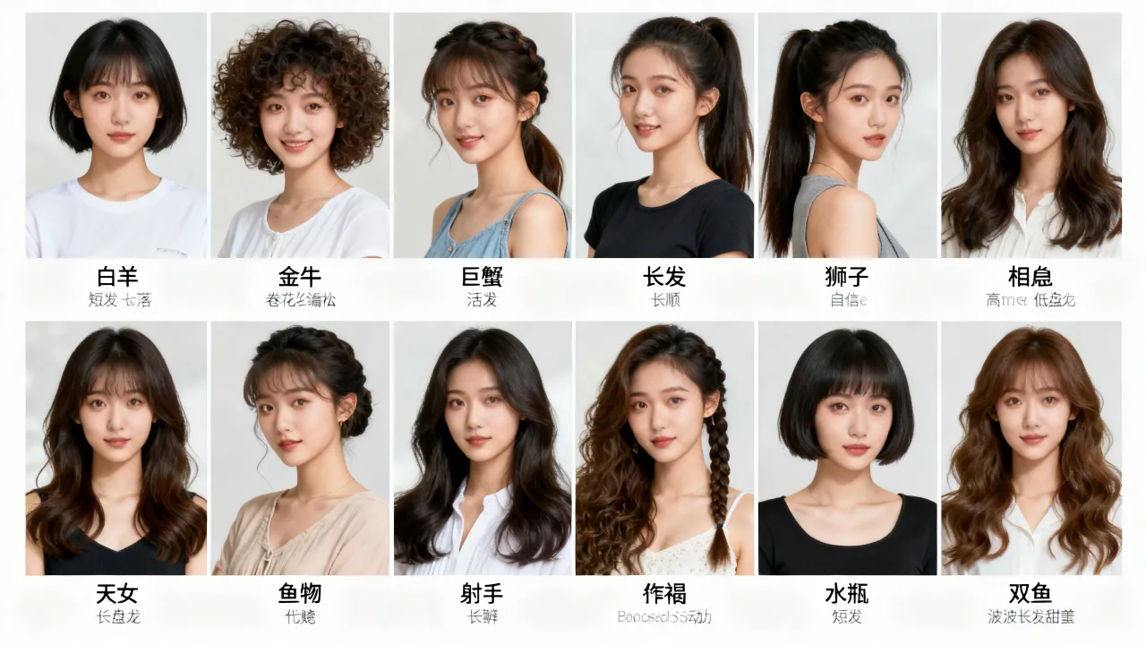 十二星座喜欢的发型是什么?十二星座女生适合什么发型? 十二星座喜欢的发型是什么?十二星座女生适合什么发型?