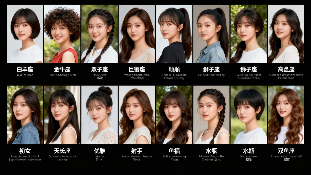 十二星座喜欢的发型是什么?十二星座女生适合什么发型? 十二星座喜欢的发型是什么?十二星座女生适合什么发型?