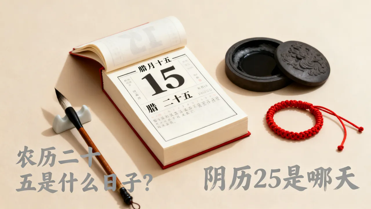 阴历25是哪天，农历二十五是什么日子？