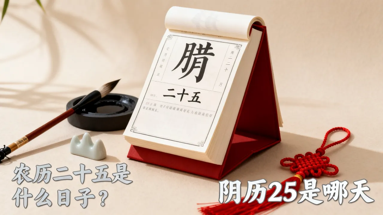 阴历25是哪天，农历二十五是什么日子？