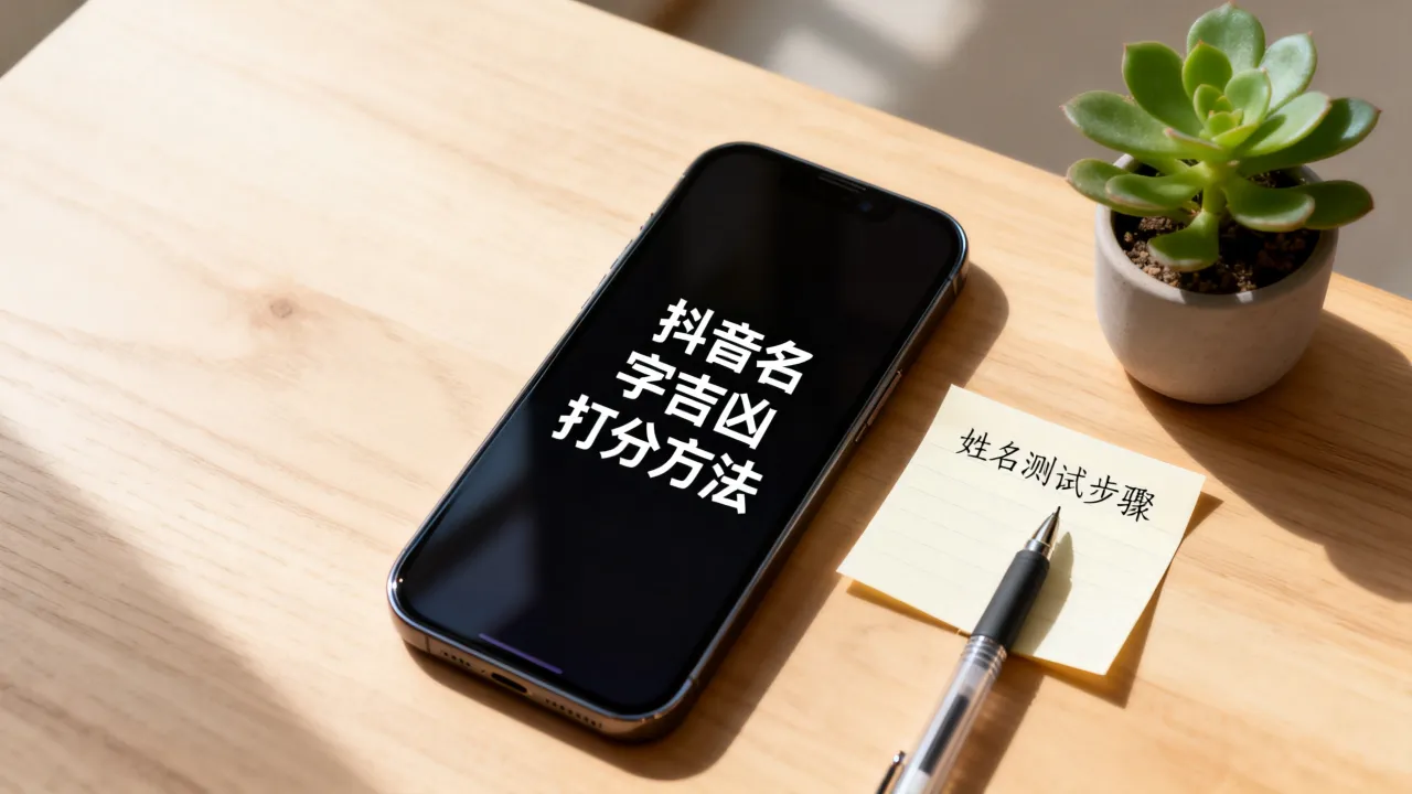抖音名字吉凶打分怎么弄？姓名测试吉凶打分免费查