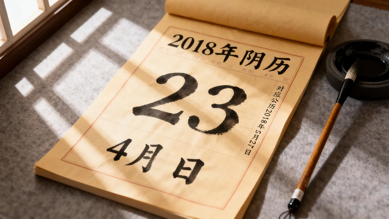 2018阴历4月23是什么日子,农历四月二十三对应几月几号? 2018阴历4月23是什么日子,农历四月二十三对应几月几号?