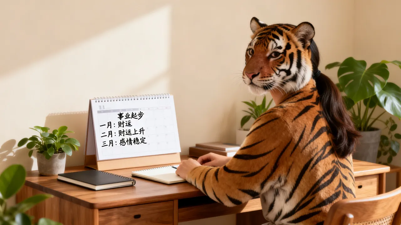 属虎人每月命运怎么样，属虎人2026年每月运势如何