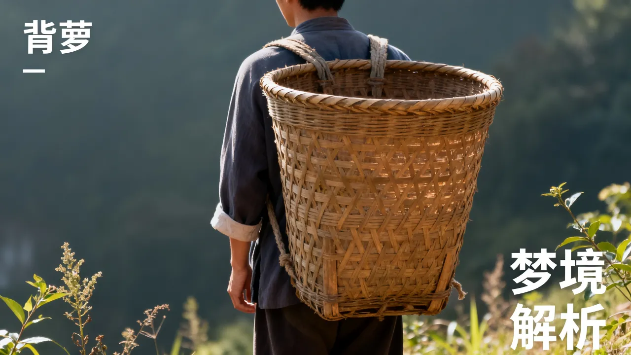 梦到背萝有什么含义,梦见背萝是什么预兆周公解梦? 梦到背萝有什么含义,梦见背萝是什么预兆周公解梦?
