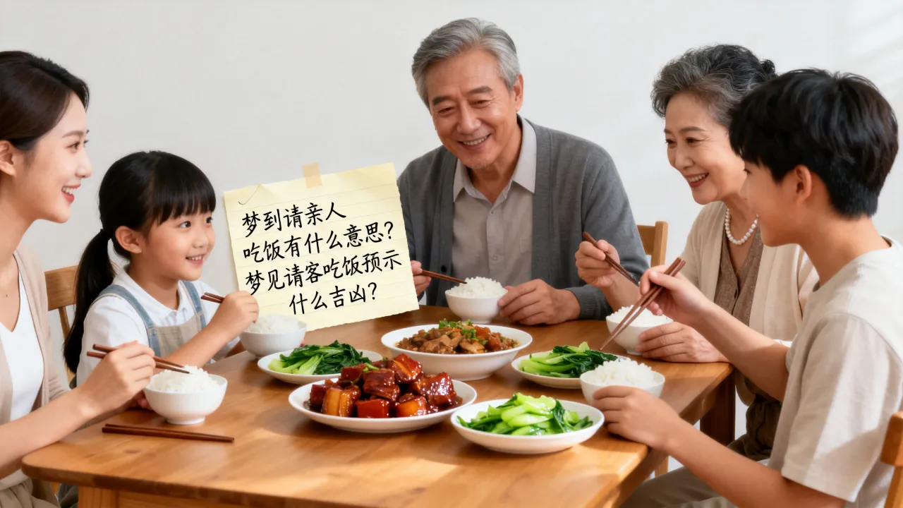 梦到请亲人吃饭有什么意思,梦见请客吃饭预示什么吉凶? 梦到请亲人吃饭有什么意思,梦见请客吃饭预示什么吉凶?