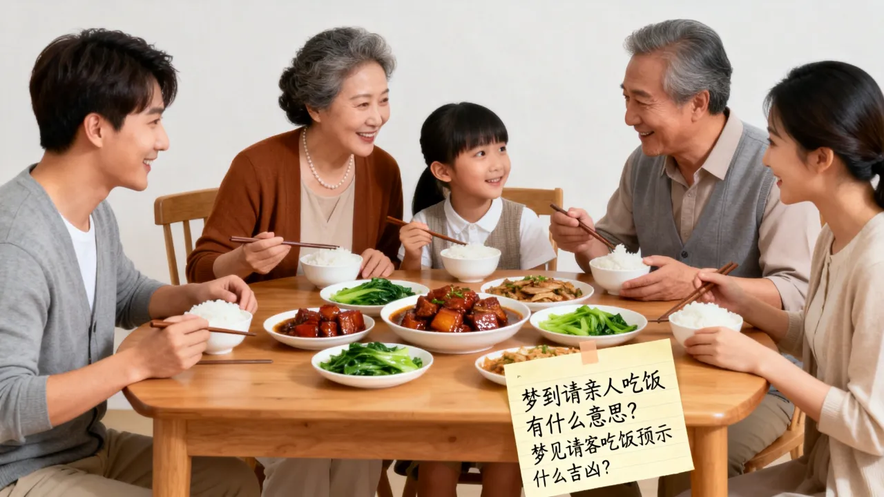 梦到请亲人吃饭有什么意思,梦见请客吃饭预示什么吉凶? 梦到请亲人吃饭有什么意思,梦见请客吃饭预示什么吉凶?