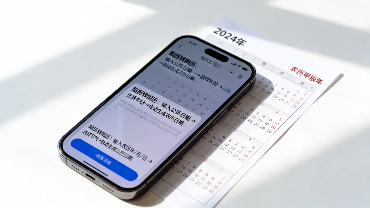 阳历阴历计算器在线查询哪个最准确，怎么换算