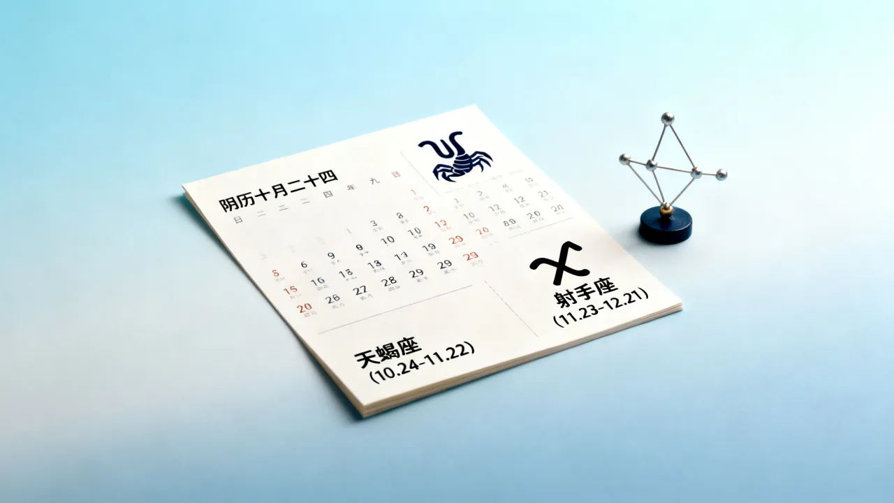阴历10.24是什么星座，阴历十月二十四对应哪个星座？