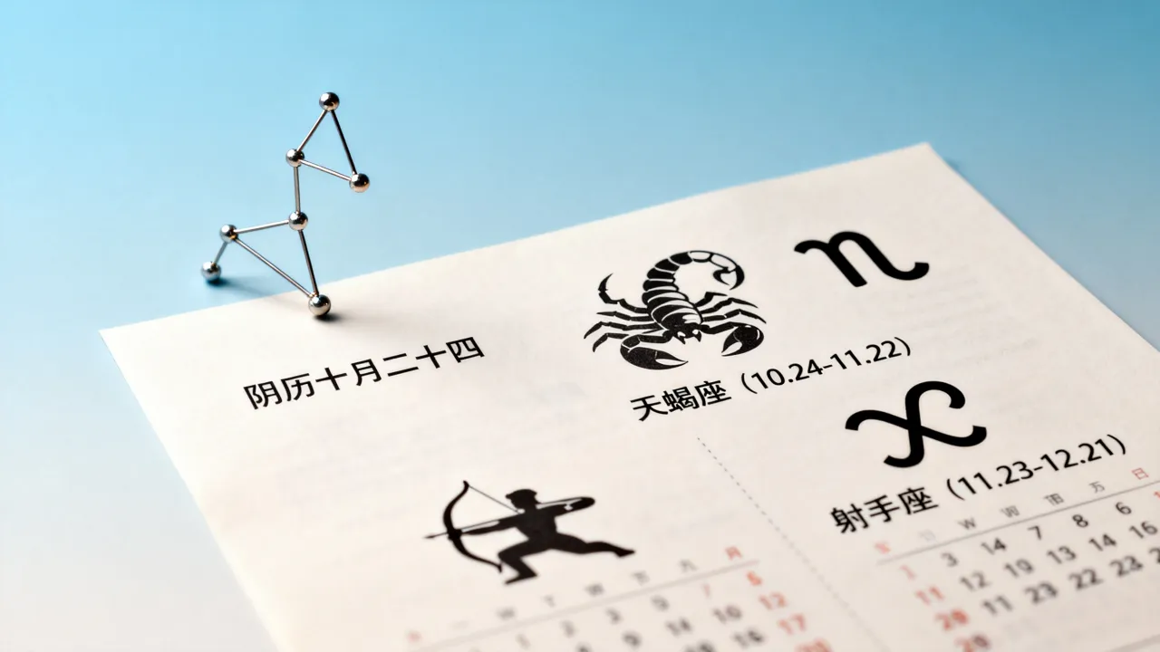 阴历10.24是什么星座，阴历十月二十四对应哪个星座？