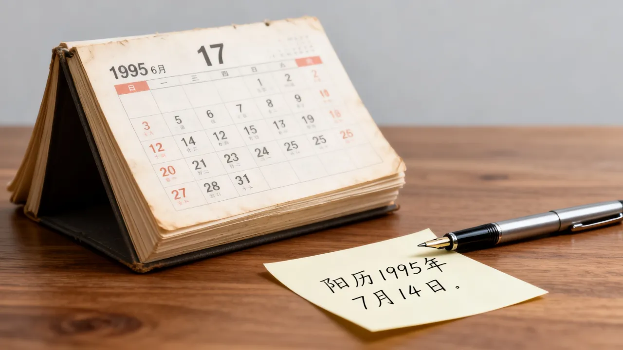 阴历1995年6月17日是阳历几号?,农历阳历转换查询 阴历1995年6月17日是阳历几号?,农历阳历转换查询