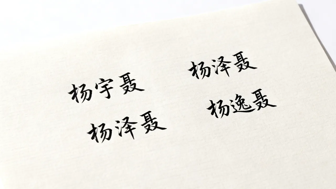 男宝宝起名杨什么聂？杨姓男孩带聂字怎么取名好听