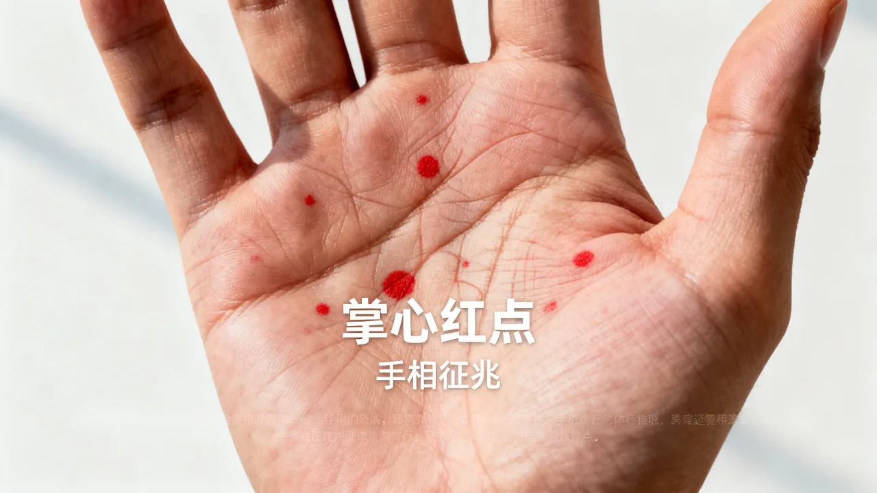 掌心红点代表什么命运,手相红点预示什么征兆 掌心红点代表什么命运,手相红点预示什么征兆