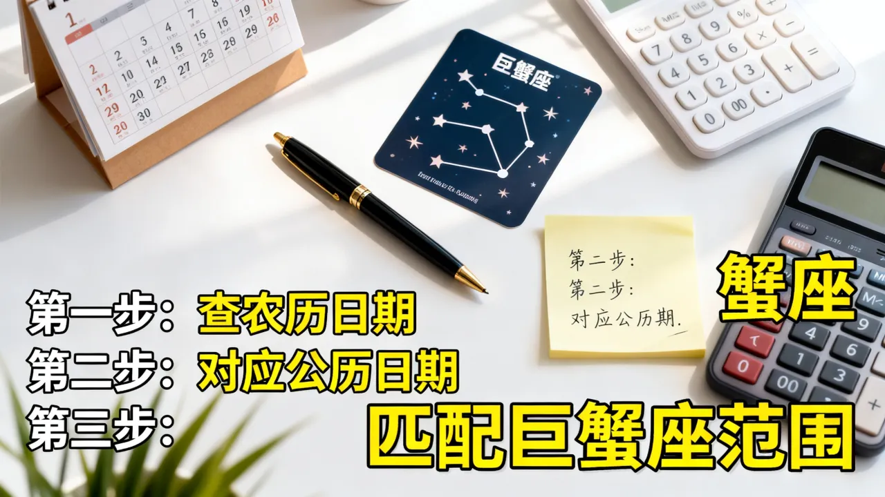 巨蟹座阴历生日怎么算?农历生日换算方法 巨蟹座阴历生日怎么算?农历生日换算方法