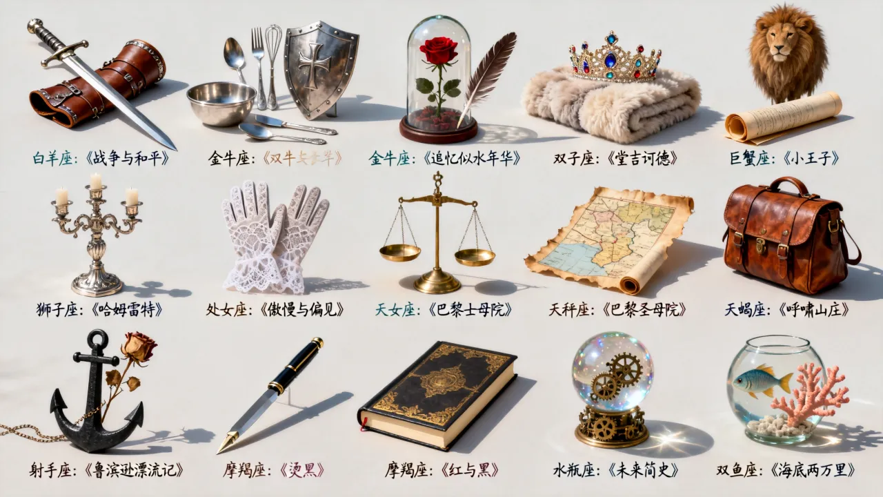 十二星座比喻成小说是什么体验?你的星座对应哪本名著? 十二星座比喻成小说是什么体验?你的星座对应哪本名著?