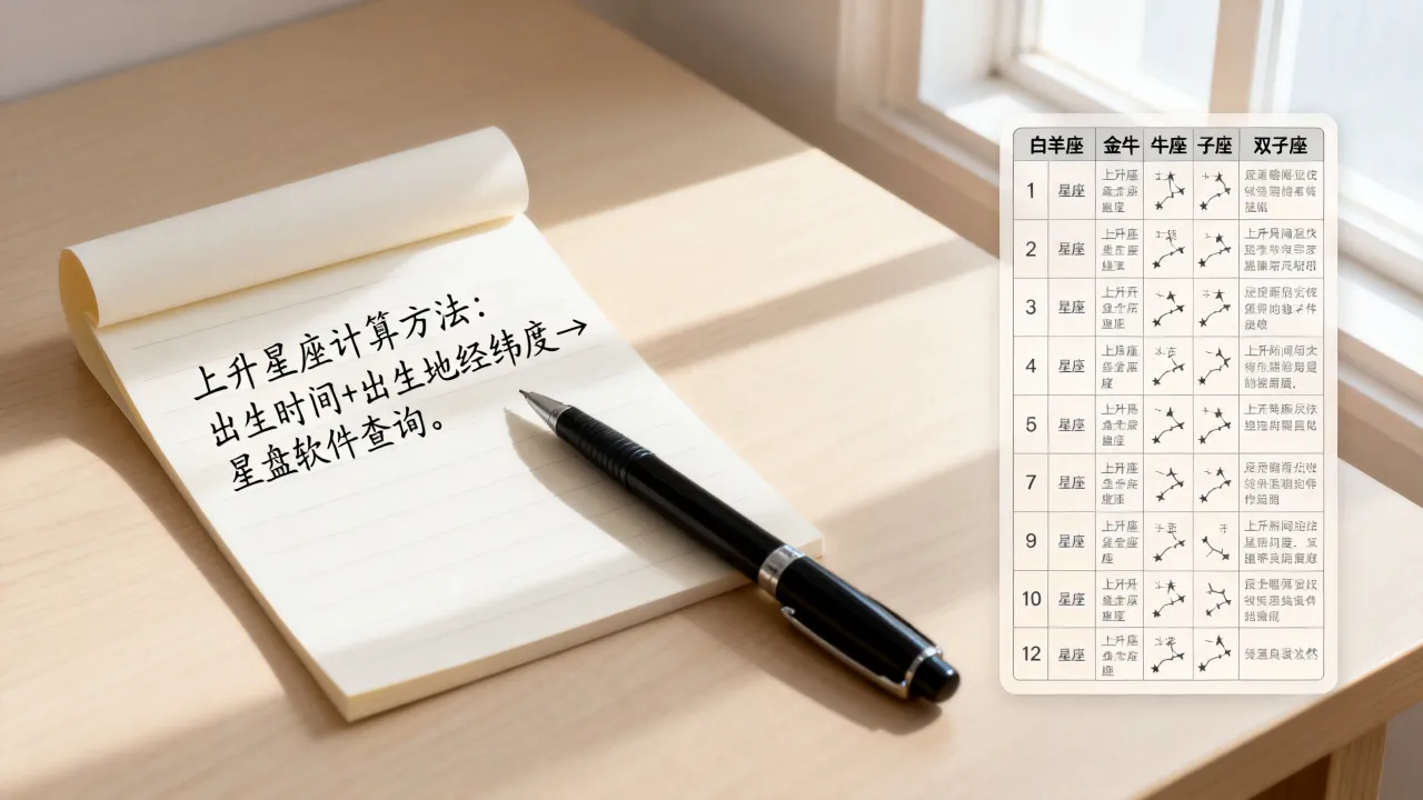 上升星座怎么算才准确，十二星座上升星座查询表