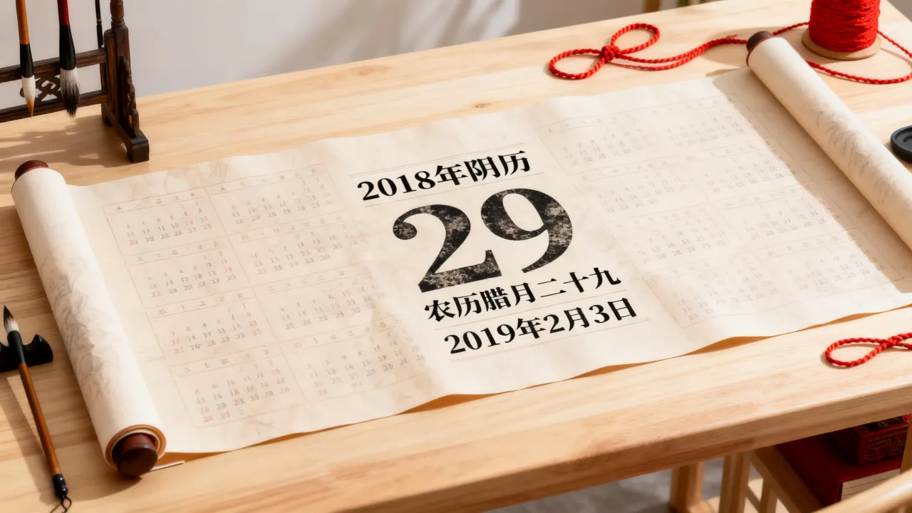 2018阴历29是几号,农历腊月二十九是阳历几月几号 2018阴历29是几号,农历腊月二十九是阳历几月几号