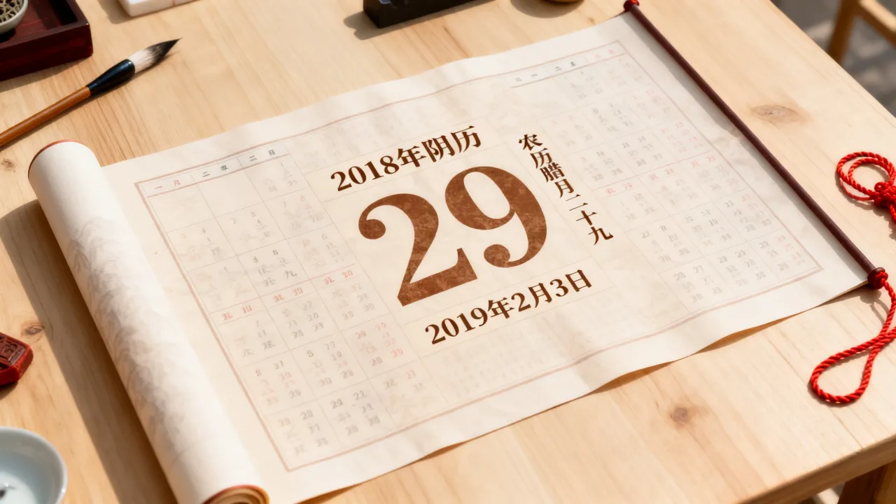 2018阴历29是几号,农历腊月二十九是阳历几月几号 2018阴历29是几号,农历腊月二十九是阳历几月几号