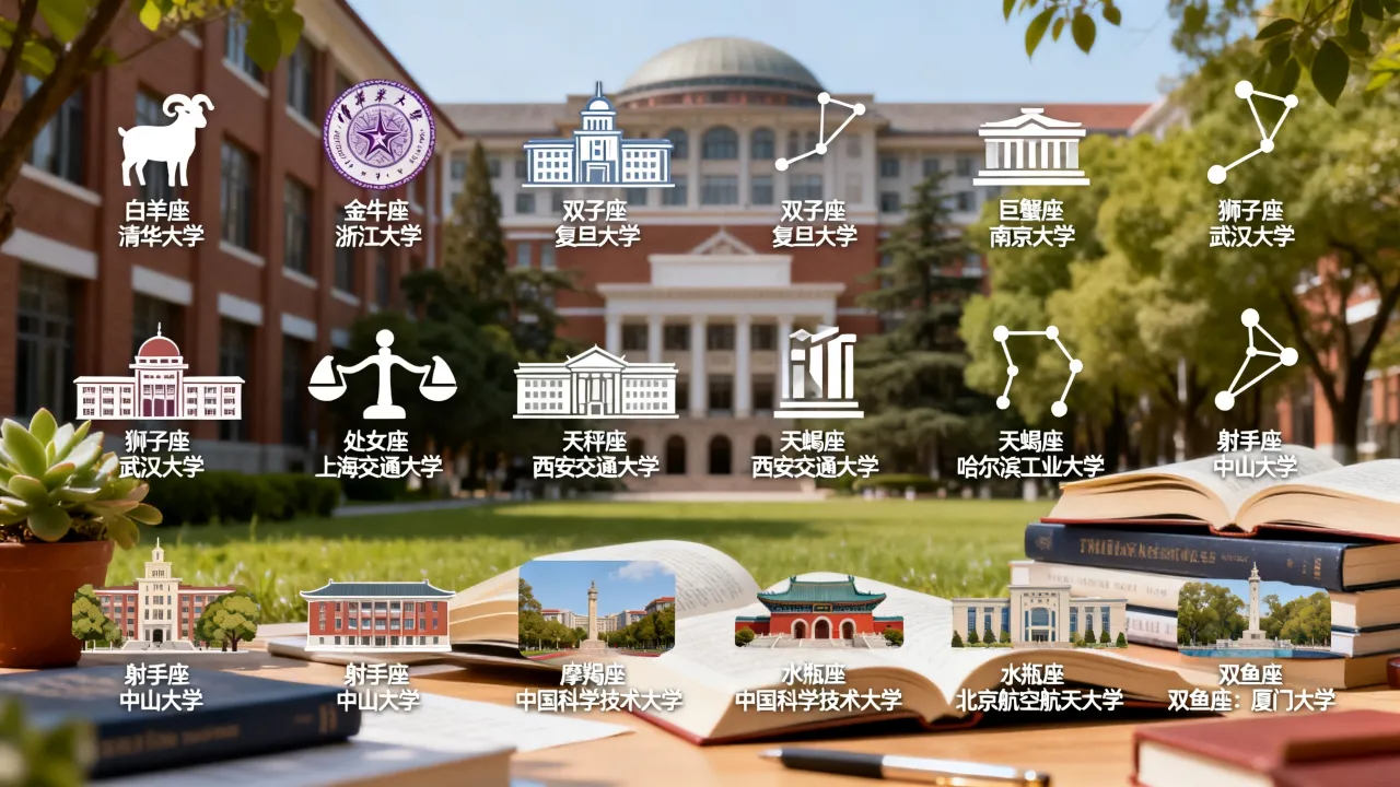 十二星座专属大学有哪些？你的星座适合哪所大学？