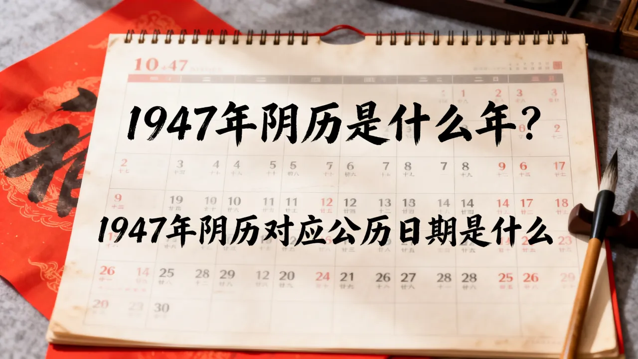 1947年阴历是什么年?,1947年阴历对应公历日期是什么 1947年阴历是什么年?,1947年阴历对应公历日期是什么