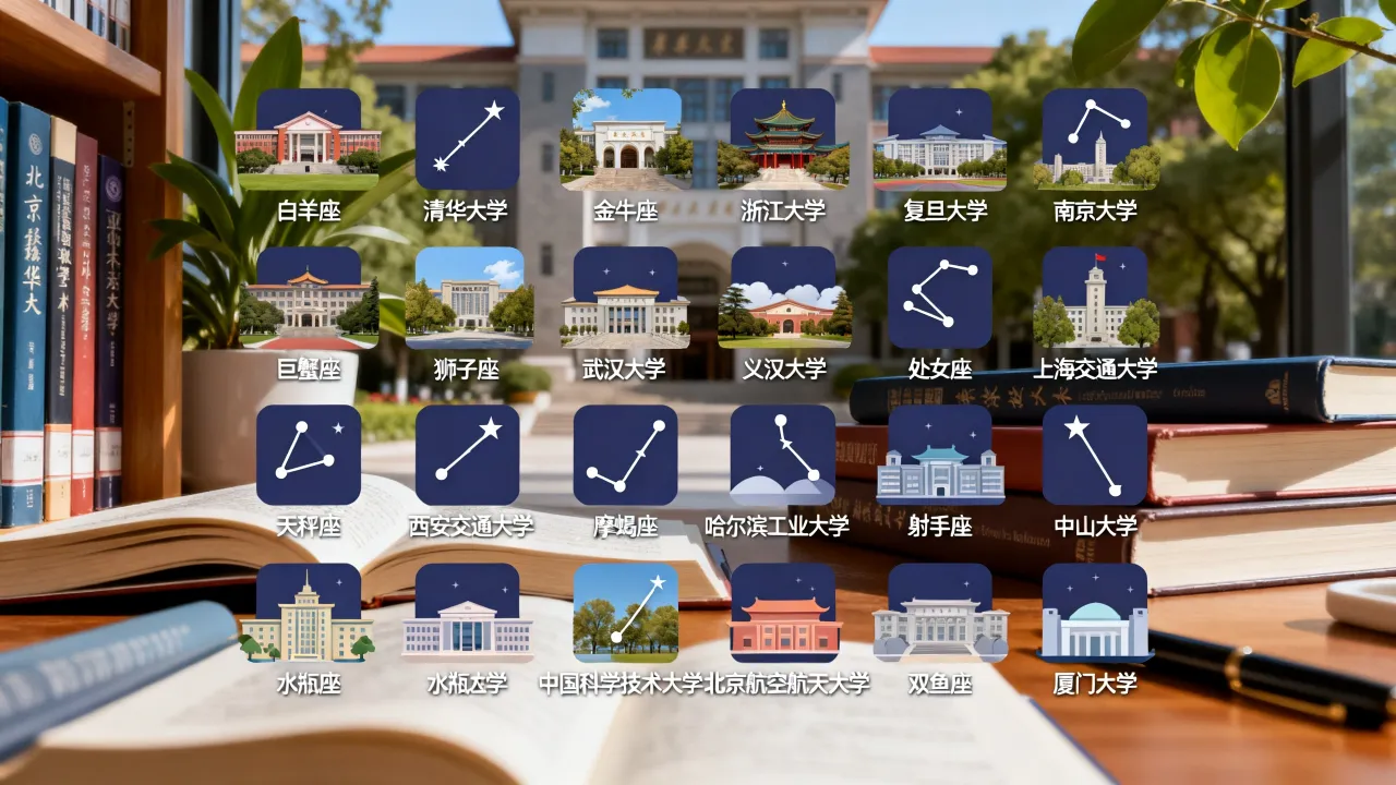 十二星座专属大学有哪些?你的星座适合哪所大学? 十二星座专属大学有哪些?你的星座适合哪所大学?