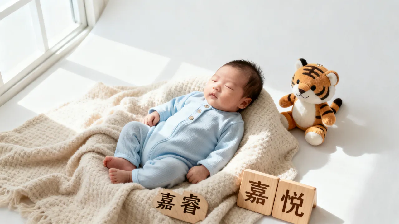虎宝宝起名嘉什么好听，嘉字取名寓意好吗男孩女孩
