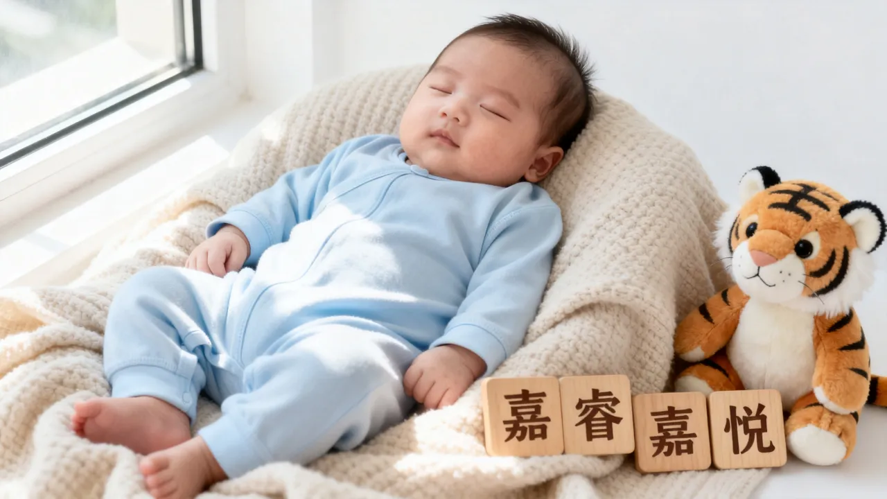 虎宝宝起名嘉什么好听，嘉字取名寓意好吗男孩女孩