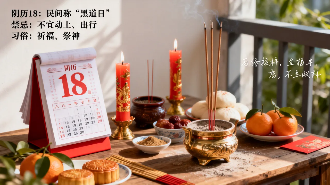 阴历18是什么日子?有哪些禁忌和传统习俗? 阴历18是什么日子?有哪些禁忌和传统习俗?