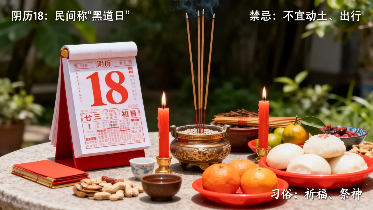 阴历18是什么日子?有哪些禁忌和传统习俗? 阴历18是什么日子?有哪些禁忌和传统习俗?