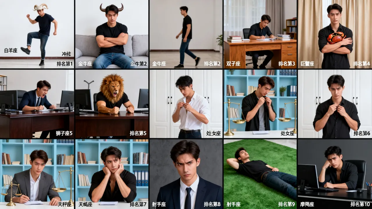 十二星座男神经有哪些?十二星座男神经质排名前十是谁 十二星座男神经有哪些?十二星座男神经质排名前十是谁
