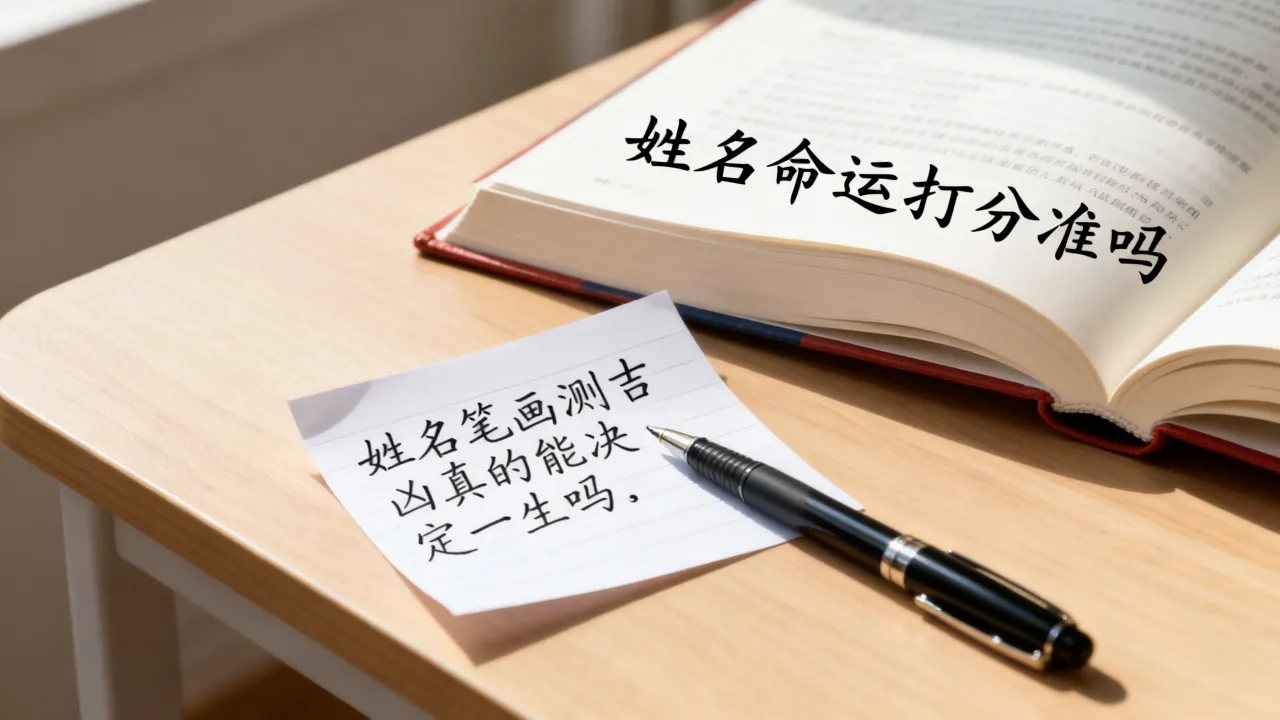 姓名命运打分准吗，姓名笔画测吉凶真的能决定一生吗