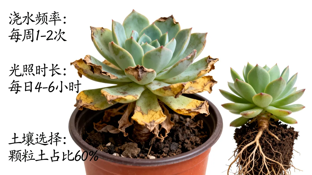 多肉命运坎坷是什么原因？，多肉植物命运不好怎么养护才能活？