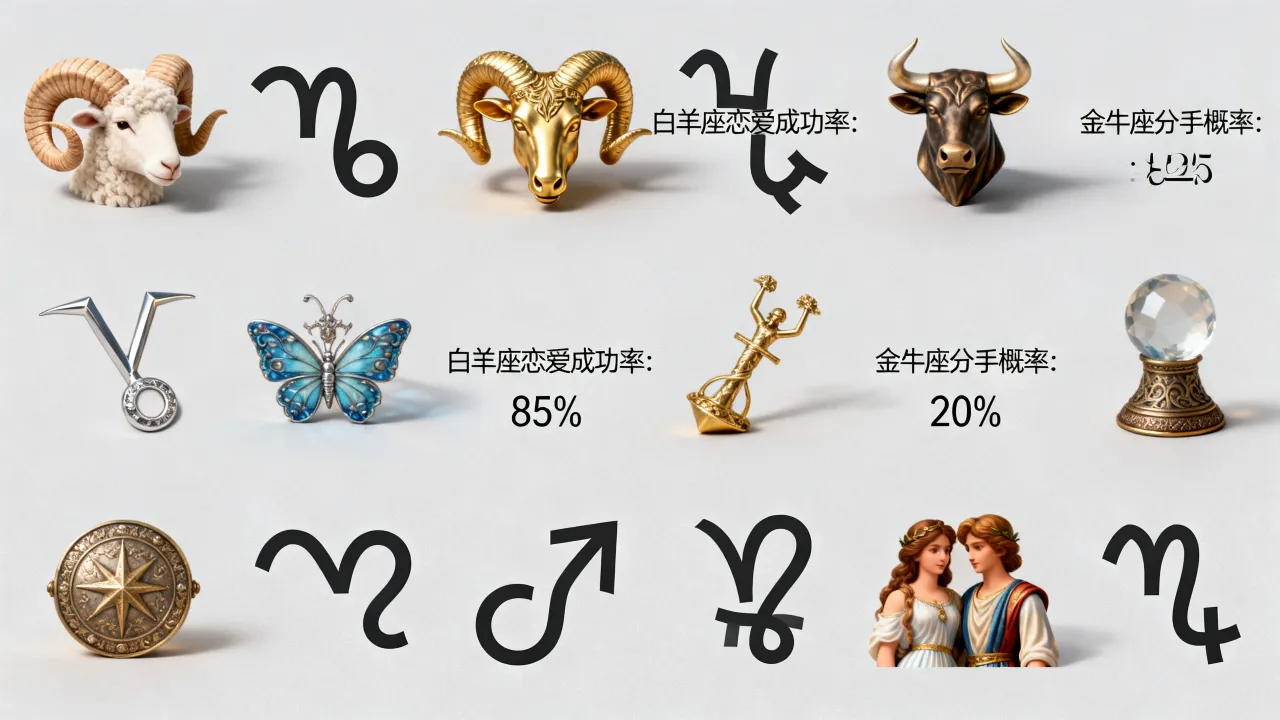 十二星座谁恋爱成功率最高,十二星座分手概率大吗? 十二星座谁恋爱成功率最高,十二星座分手概率大吗?
