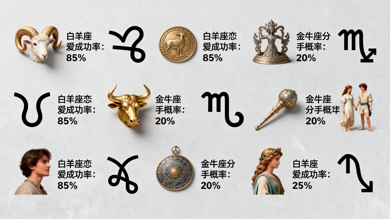 十二星座谁恋爱成功率最高,十二星座分手概率大吗? 十二星座谁恋爱成功率最高,十二星座分手概率大吗?