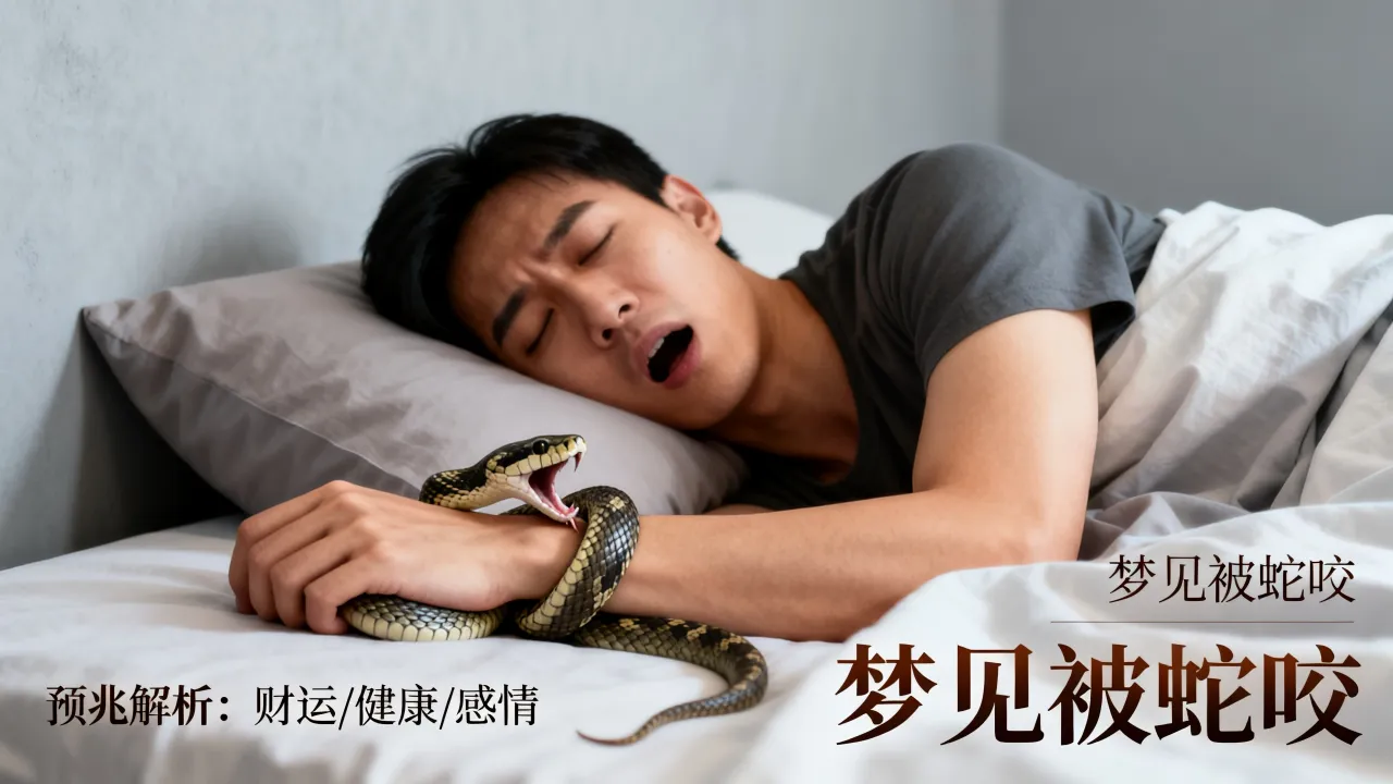 梦见被蛇咬是什么意思?做梦梦到被蛇咬预兆好坏,周公解梦大全 梦见被蛇咬是什么意思?做梦梦到被蛇咬预兆好坏,周公解梦大全