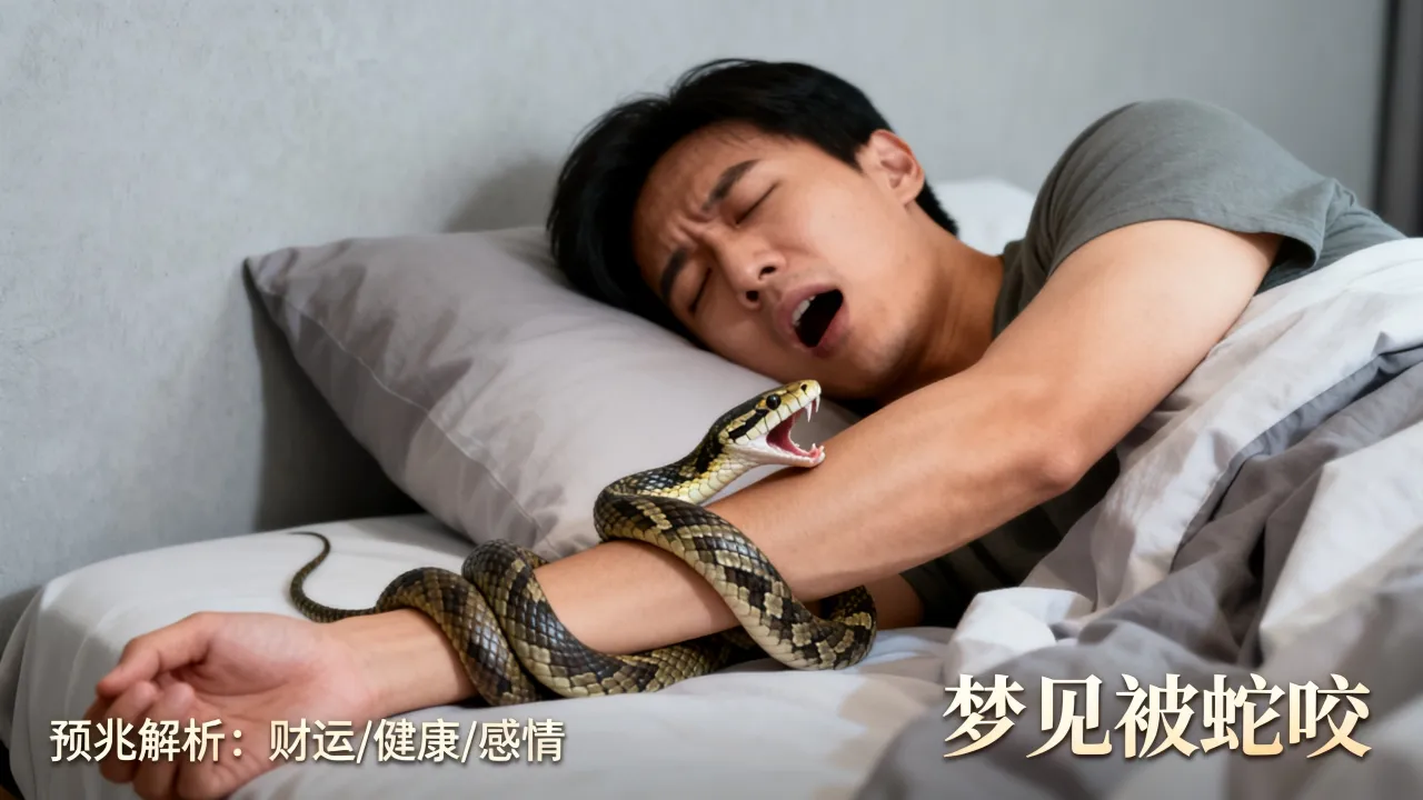 梦见被蛇咬是什么意思?做梦梦到被蛇咬预兆好坏,周公解梦大全 梦见被蛇咬是什么意思?做梦梦到被蛇咬预兆好坏,周公解梦大全