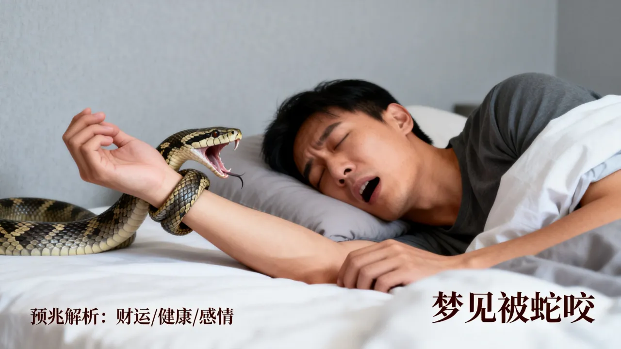 梦见被蛇咬是什么意思?做梦梦到被蛇咬预兆好坏,周公解梦大全 梦见被蛇咬是什么意思?做梦梦到被蛇咬预兆好坏,周公解梦大全