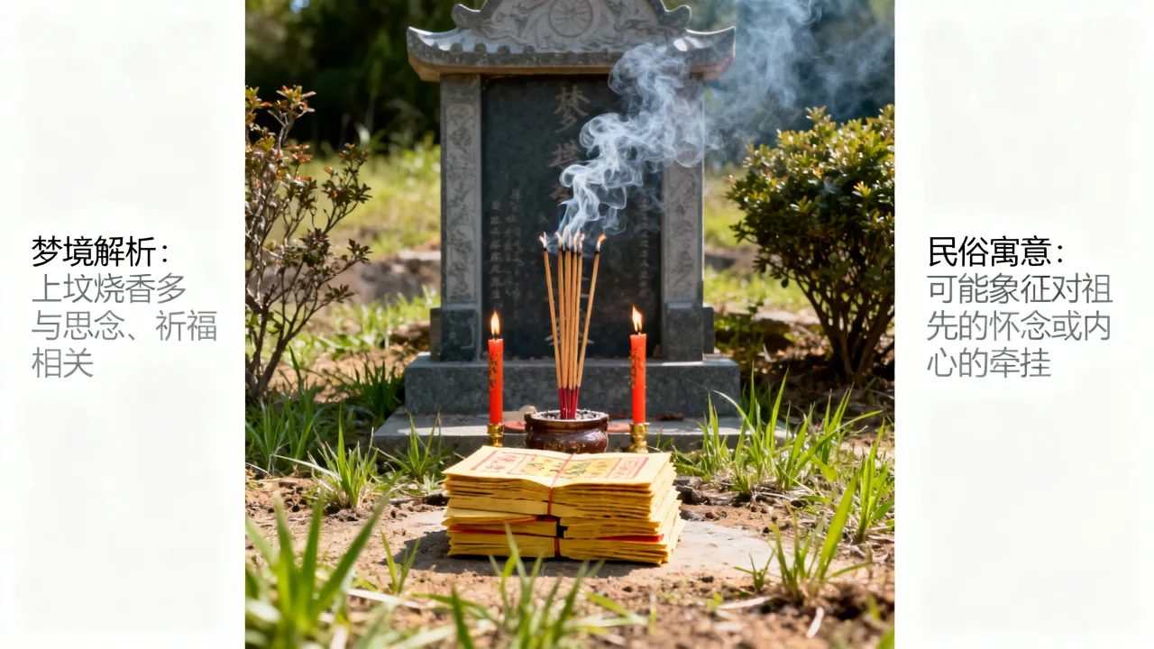 梦到烧香上坟有什么寓意吗？梦见上坟烧香是什么预兆