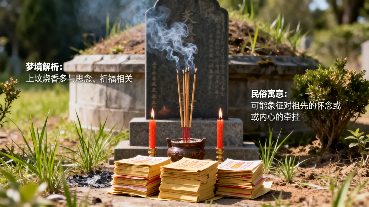 梦到烧香上坟有什么寓意吗？梦见上坟烧香是什么预兆