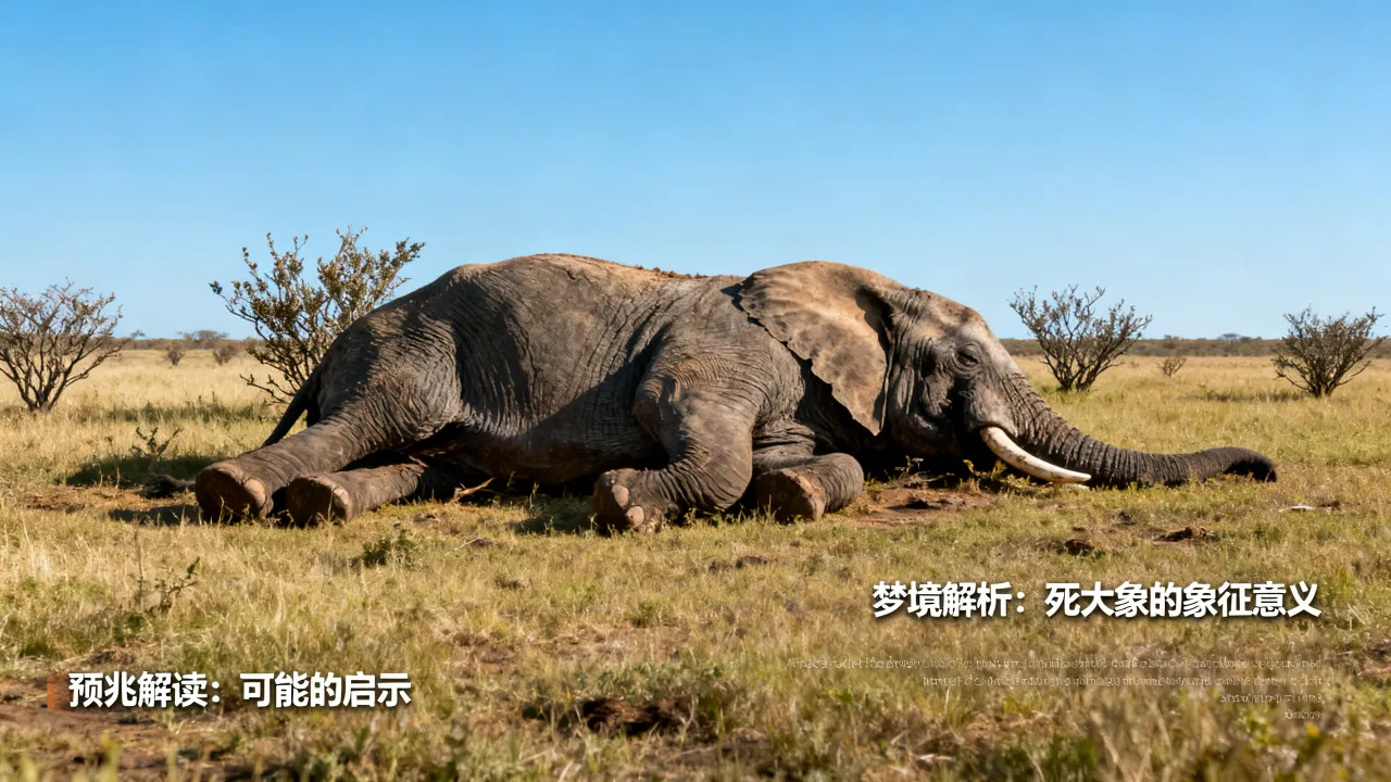 梦到了死大象是怎么回事,梦见死大象有什么预兆 梦到了死大象是怎么回事,梦见死大象有什么预兆