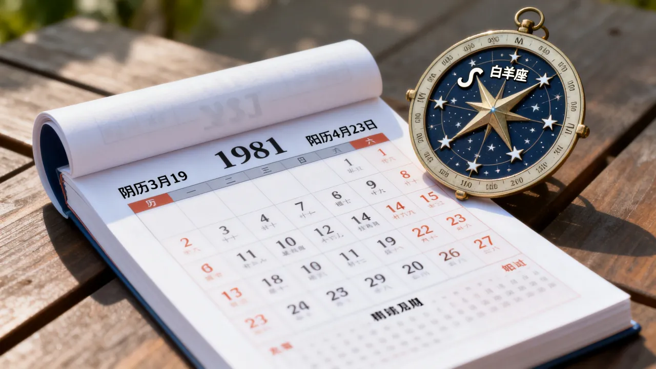 1981年阴历3月19是什么星座,农历3月19是阳历几月几号? 1981年阴历3月19是什么星座,农历3月19是阳历几月几号?