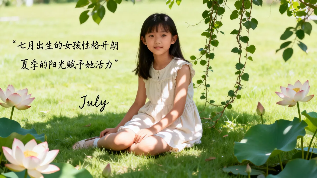 七月出生的女孩命运如何，七月出生的女孩一生命运详解？