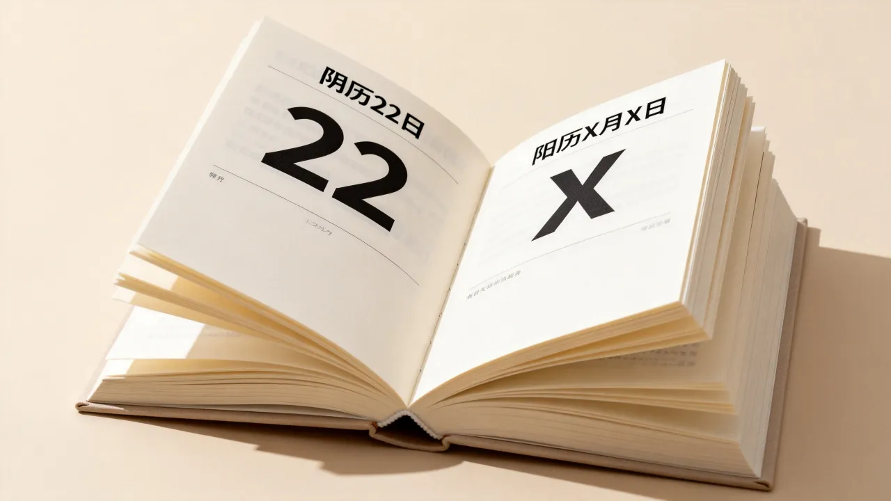 阴历22阳历是多少,农历二十二对应的公历是几月几号 阴历22阳历是多少,农历二十二对应的公历是几月几号