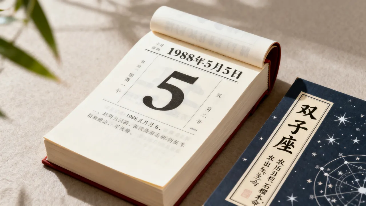 阴历1988年5月5日是什么星座?农历五月初五出生是什么命? 阴历1988年5月5日是什么星座?农历五月初五出生是什么命?