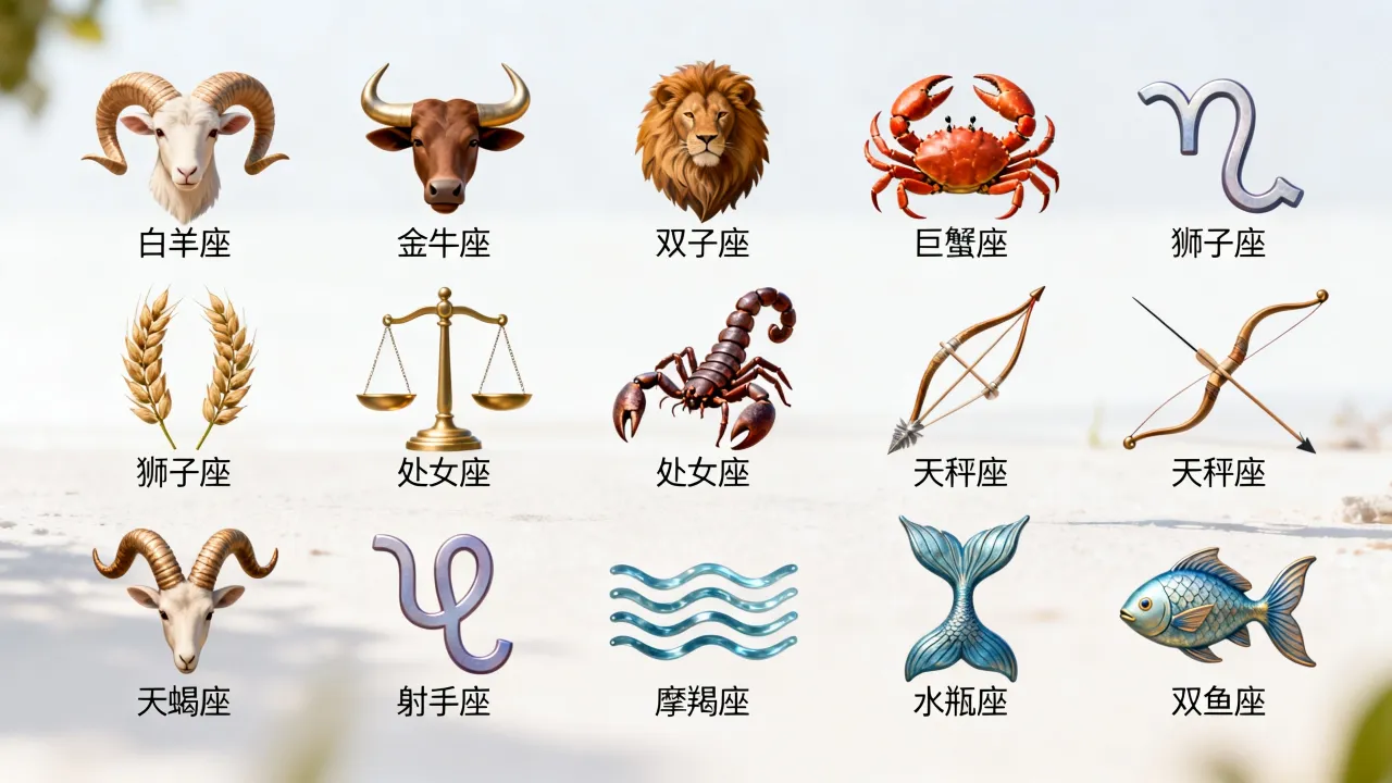 十二星座座名星是什么？十二星座座名星怎么分