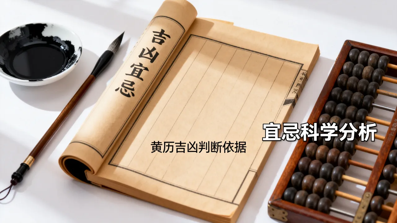 黄历吉凶怎么判断的，黄历中的吉凶宜忌有科学依据吗