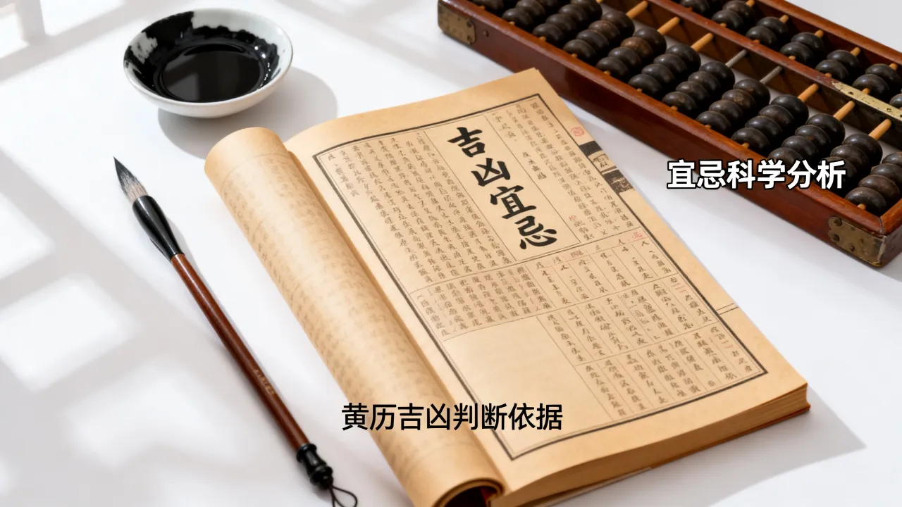 黄历吉凶怎么判断的，黄历中的吉凶宜忌有科学依据吗
