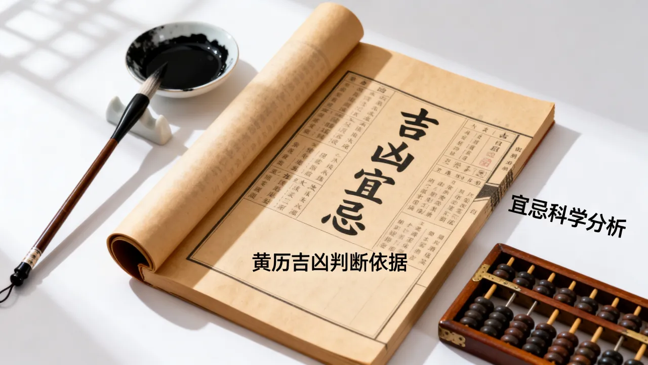 黄历吉凶怎么判断的，黄历中的吉凶宜忌有科学依据吗